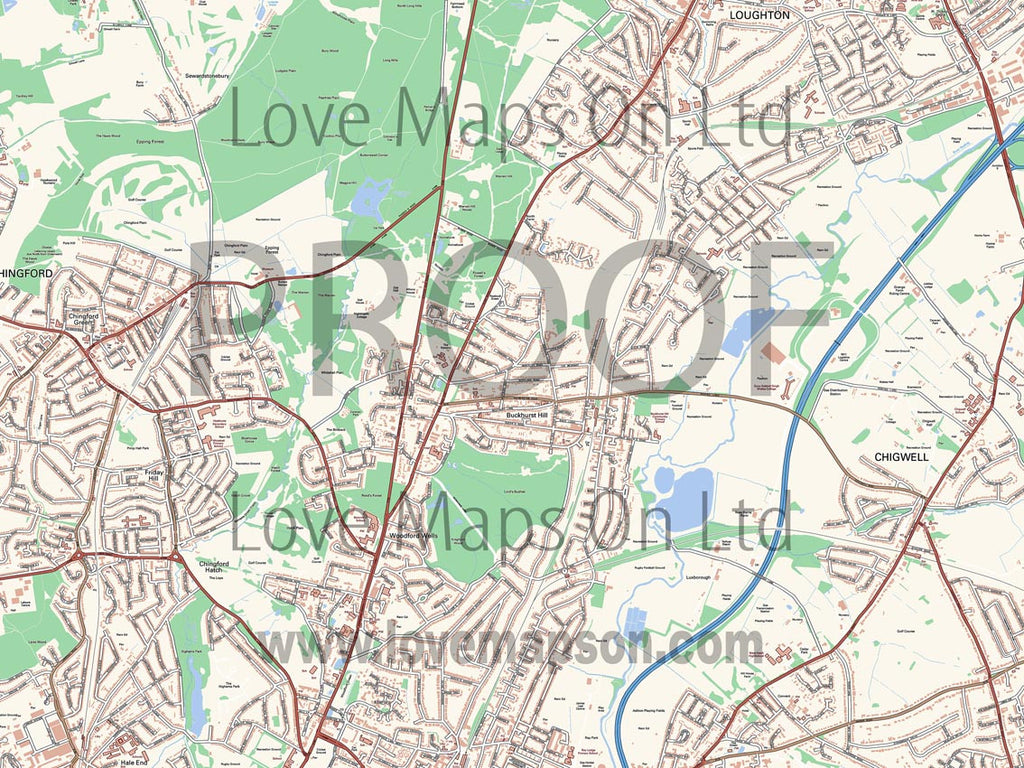 Map Wallpaper - Custom Ordnance Survey Street Map - Classic from Love ...