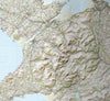 Map Poster - Custom Ordnance Survey Landranger Map with hillshading - Love Maps On... - 2