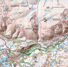 Map Canvas - Personalised Ordnance Survey Landranger Map with Hillshading (optional inscription)