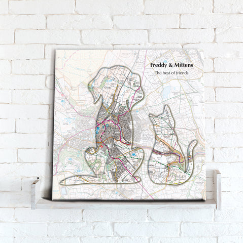 Personalised Cat and Dog Map