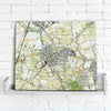 Map Canvas - Netherlands 1:25,000 - postcode centred