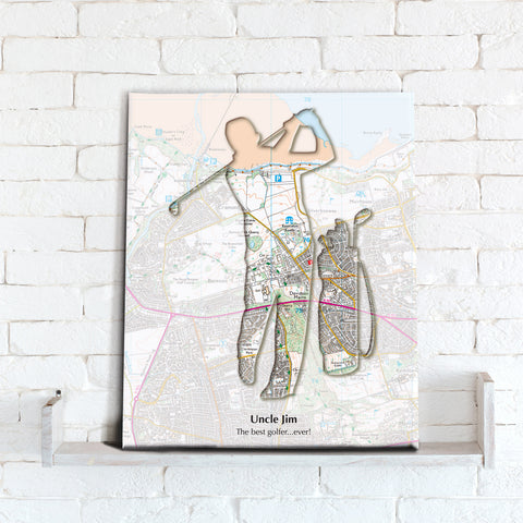 Personalised Golf Map