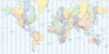 Map Wallpaper - World Time Zones Map