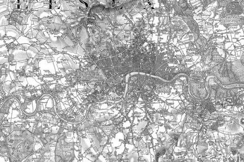Map Canvas - Ordnance Survey Old Series Map of London (1805-1822)