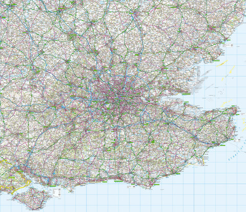Map Wallpaper  - London and the Southeast