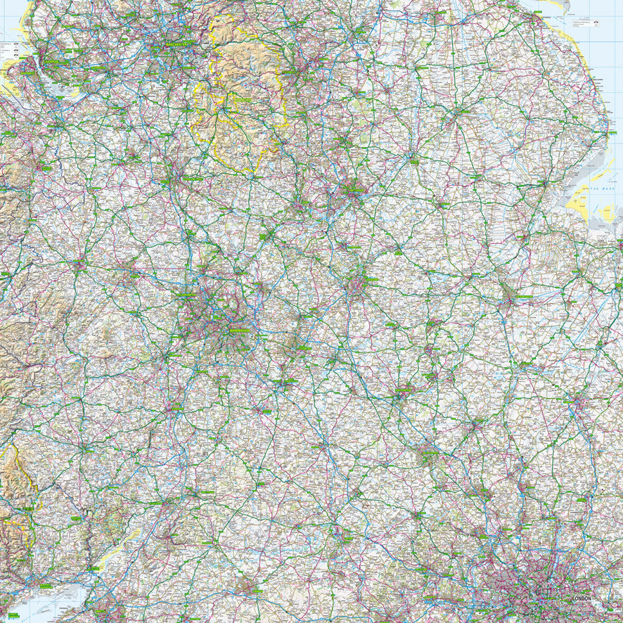 Map Wallpaper  - Midlands - Love Maps On...