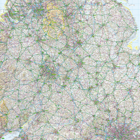 Map Wallpaper - Midlands