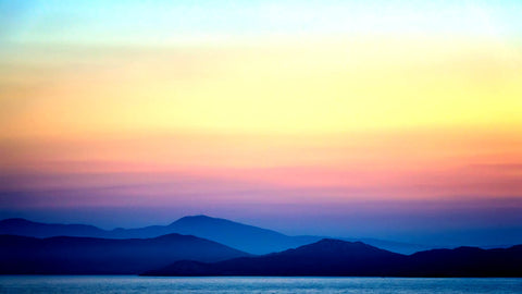 Mountain Silhouette Canvas Print