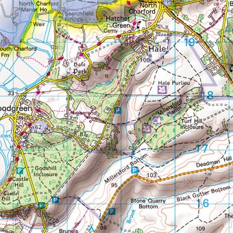 New Forest National Park Map Poster from Love Maps