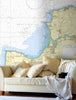 Nautical Chart Wallpaper - 1164 Hartland Point to Ilfracombe including Lundy