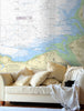 Nautical Chart Wallpaper - 1978 Great Ormes Head to Liverpool