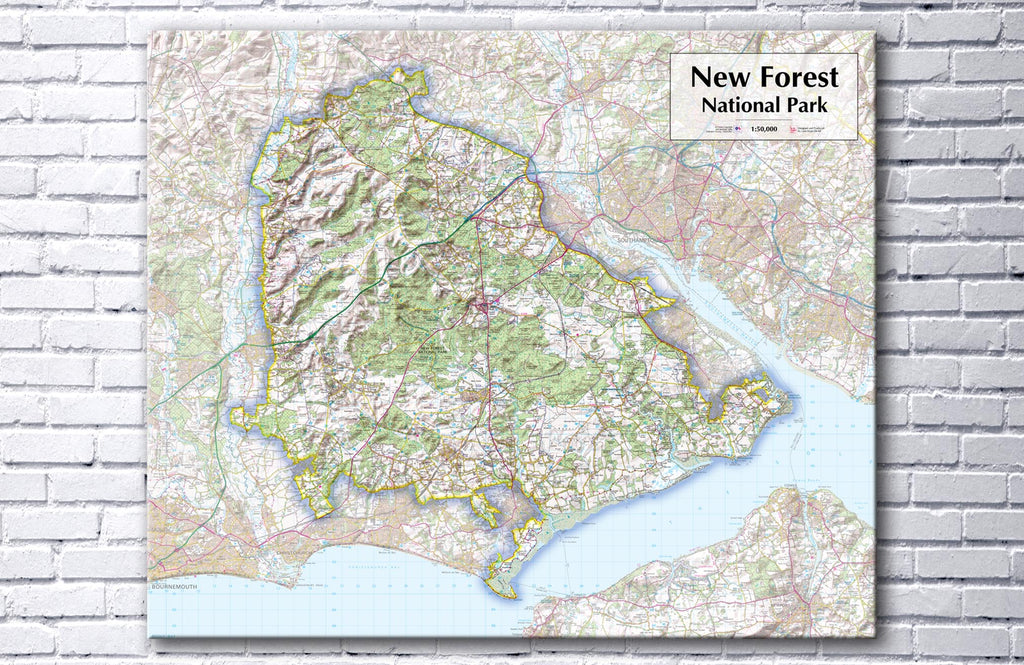 New Forest National Park - Map Poster