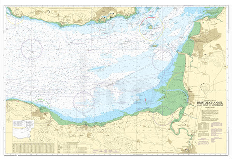 Nautical Chart - Admiralty Chart 1152 - Bristol Channel - Nash Point to Sand Point