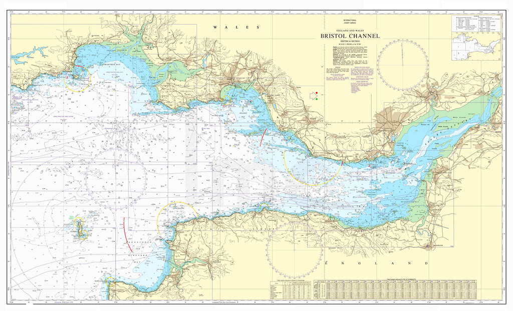Nautical Chart - Admiralty Chart 1179 - Bristol Channel.