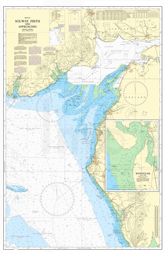 Nautical Chart - Admiralty Chart 1346 - Solway Firth and Approaches.
