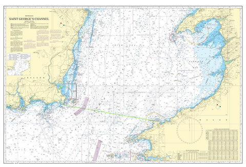 Nautical Chart - Admiralty Chart 1410 - Saint George's Channel