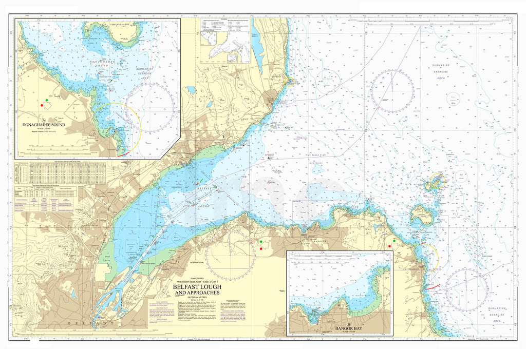 Nautical Chart - Admiralty Chart 1753 - Belfast Lough and Approaches