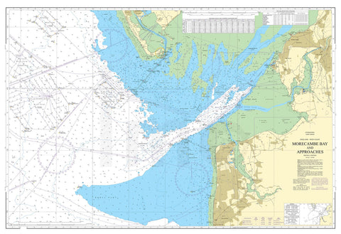 Nautical Chart - Admiralty Chart 2010 - Morecambe Bay and Approaches
