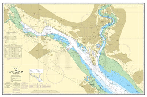 Nautical Chart - Admiralty Chart 2041 - Port of Southampton