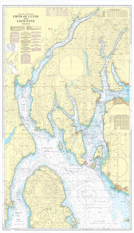 Nautical Chart - Admiralty Chart 2131 - Firth of Clyde and Loch Fyne