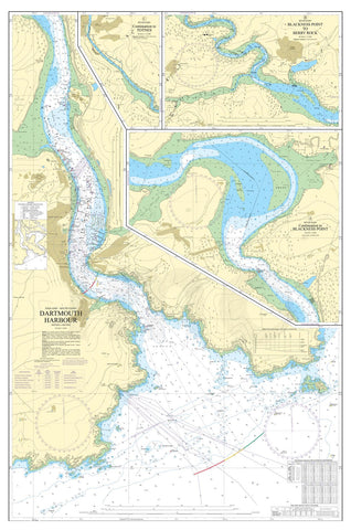 Nautical Chart - Admiralty Chart 2253 - Dartmouth Harbour