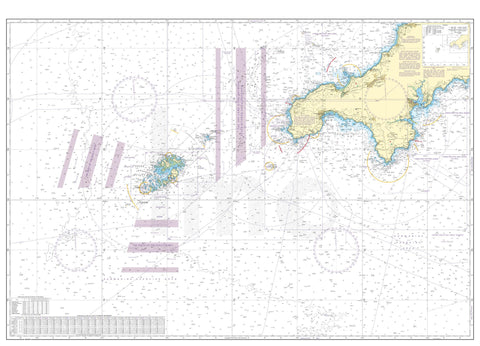 Nautical Chart - Admiralty Chart 2565 - St Agnes Head to Dodman Point including the Isles of Scilly