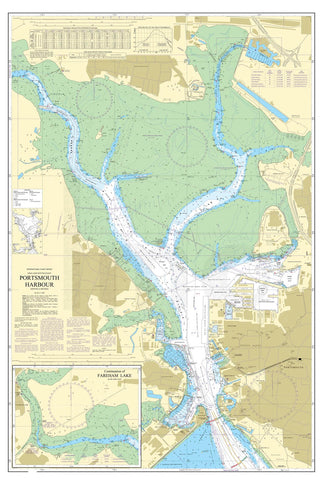 Nautical Chart - Admiralty Chart 2631 - Portsmouth Harbour