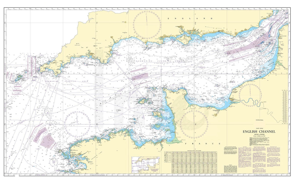 Nautical Chart - Admiralty Chart 2675 - English Channel.
