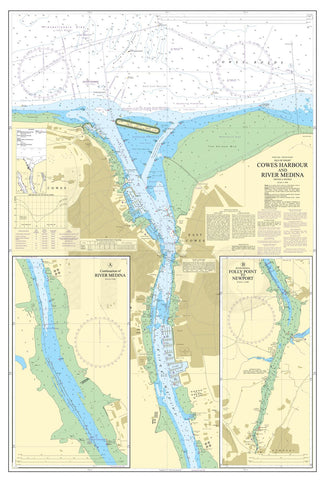 Nautical Chart - Admiralty Chart 2793 - Cowes Harbour and River Medina