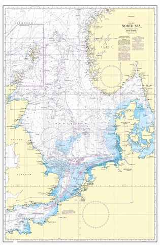 Nautical Chart - Admiralty Chart 4140 - North Sea
