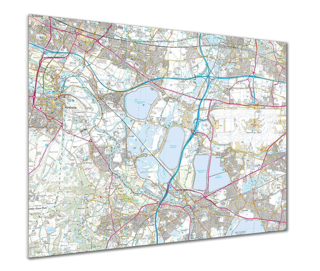 Map Poster - Custom Ordnance Survey Explorer Map - Love Maps On... - 1