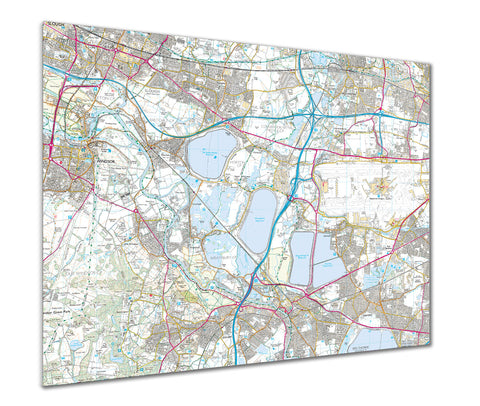 Map Poster - Custom Ordnance Survey Explorer Map