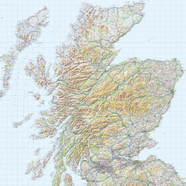 Map Wallpaper - Scotland from Love Maps On...