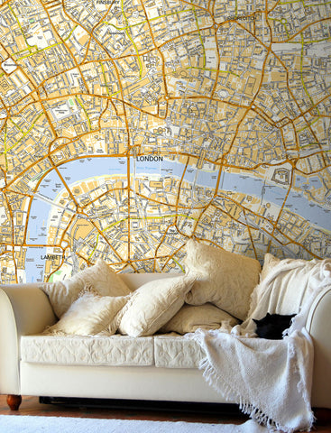 Map Wallpaper - Custom Ordnance Survey Street Map