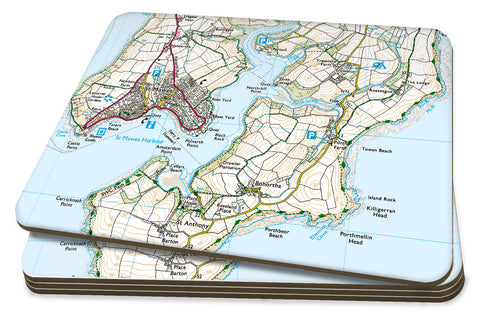 Map Placemats - Personalised Ordnance Survey Explorer Map