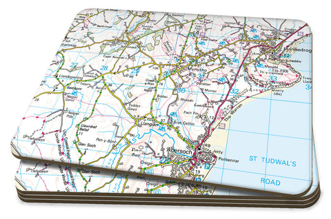 Map Placemats - Personalised Ordnance Survey Landranger Map