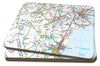 Map Placemats - Personalised Ordnance Survey Landranger Map - Love Maps On...