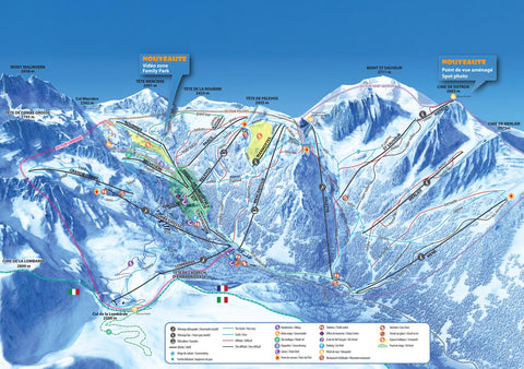 Piste Map Poster - Isola