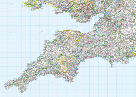 Map Wallpaper  - Southwest England