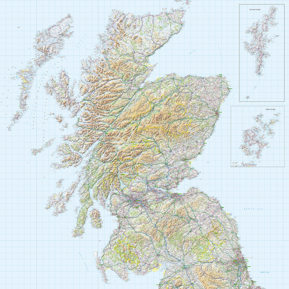 Map Wallpaper  - Scotland - Love Maps On...