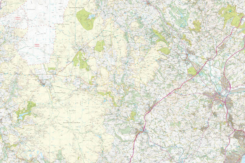 Map Wallpaper - Custom Ordnance Survey Explorer Map from Love Maps On...