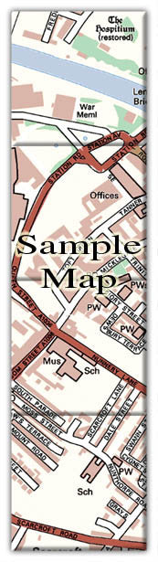 Ceramic Map Tiles - Personalised Ordnance Survey Street Map Classic - Love Maps On... - 3