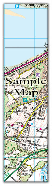 Ceramic Map Tiles - Personalised Ordnance Survey Landranger Map - Love Maps On... - 3