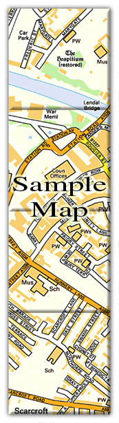 Ceramic Map Tiles - Personalised Ordnance Survey Street Map - Love Maps On... - 3