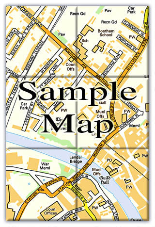 Ceramic Map Tiles - Personalised Ordnance Survey Street Map from Love ...
