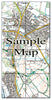 Ceramic Map Tiles - Personalised Ordnance Survey Explorer Map - Love Maps On... - 9