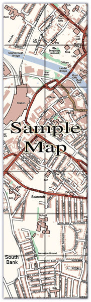 Ceramic Map Tiles - Personalised Ordnance Survey Street Map Classic ...