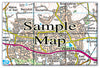 Ceramic Map Tiles - Personalised Ordnance Survey Landranger Map - Love Maps On... - 13