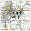 Ceramic Map Tiles - Personalised Ordnance Survey Explorer Map - Love Maps On... - 14