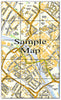 Ceramic Map Tiles - Personalised Ordnance Survey Street Map - Love Maps On... - 16